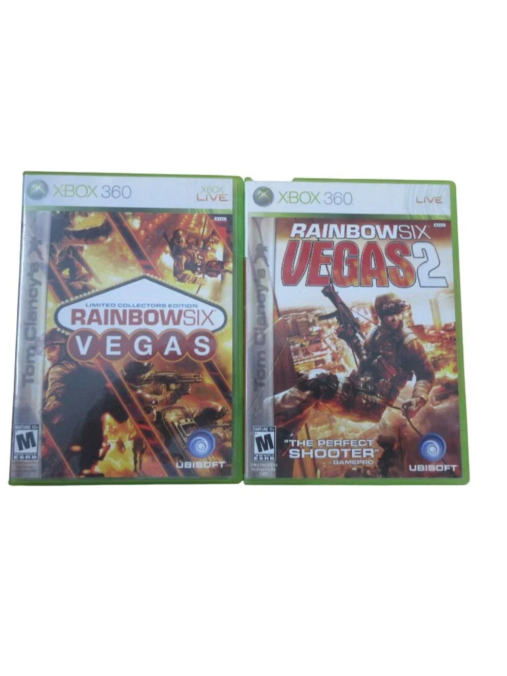 Tom Clancy's Rainbow Six Vegas - 2 Game Bundle - (Microsoft Xbox 360, 2006)